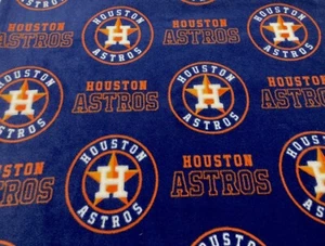 MLB Houston Astros Vliesstoff kostenloser Versand/1 Meter 12 Zoll - Bild 1 von 1