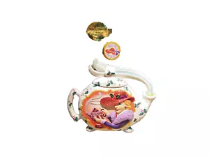Danbury Mint Red Hat Society Teapot Glitter Ornament #H - Picture 1 of 2