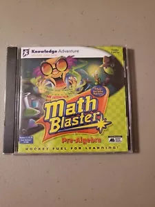 NEW Sealed Math Blaster CD-ROM Software Game Pre-Algebra Windows 98/95 PC - Picture 1 of 2