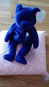 ULTRA RARE 1st EDITION PRINCESS DIANA BEANIE BABY P.E.PELLETS WITH TAGS 1997 - Picture 1 of 4