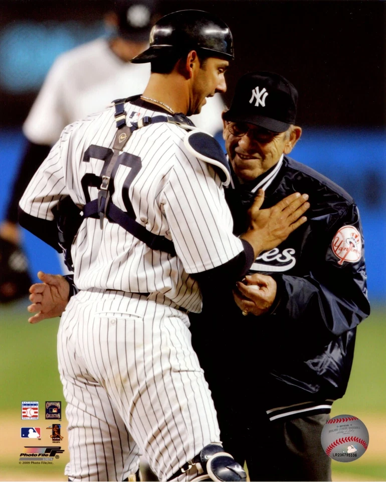 Jorge Posada Yogi Berra Yankees Licensed Photo File 8x10 Color Photo - Image 1 of 1