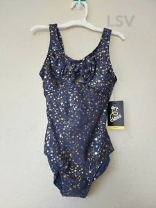 Art Class Girls Zephyr Blue Swim Suit - Picture 1 of 23