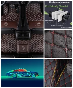 Custom Handmade For Volvo All Models Car Floor Mat Trunk Mat Waterproof Luxury - Picture 1 of 40