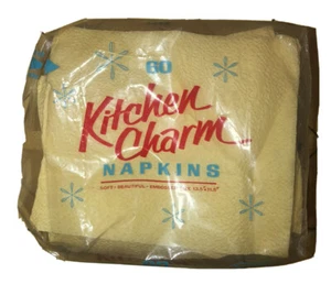 Kitchen Charm Napkins Marcal Paper Mills Co (most If Not All There 1963 *Unused* - Picture 1 of 5