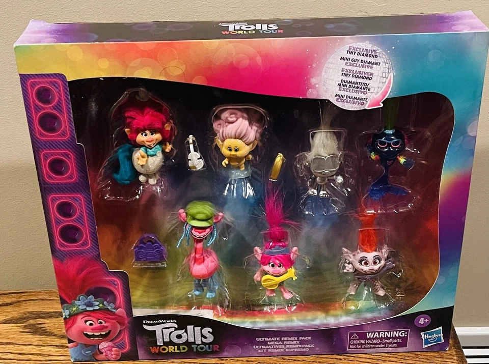 Dreamworks Trolls World Tour Ultimate Remix Pack-7 PK Tiny Diamond