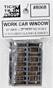 HO Scale Tichy Train Group 8068 Work Car Windows pkg (12)  - Picture 1 of 2
