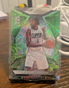 Mira telescópica verde troquelada Prizm 2/25 Panini Spectra DeAndre Jordan 2016-17 - Imagen 1 de 2