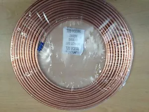 CLASSIC MINI 1/4 COPPER FUEL PIPE TUBING 25 FEET - Picture 1 of 1