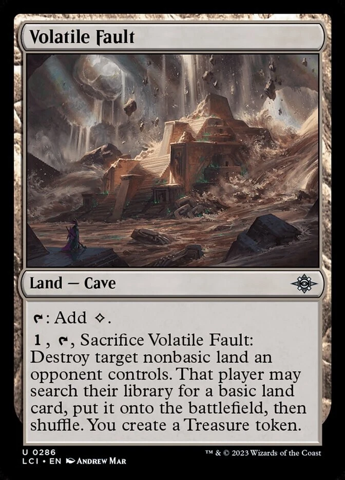 x2 Volatile Fault U FOIL #286 | LCI The Lost Caverns of Ixalan | MTG - Image 1 of 1