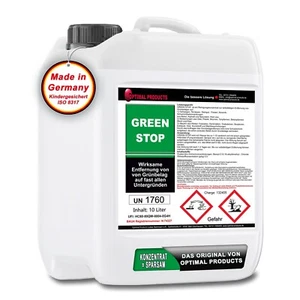 Grünbelagentferner 10 Liter PREMIUM Green Stop KONZENTRAT | beugt Neubefall vor - Bild 1 von 7