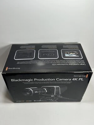 BLACKMAGIC PRODUCTION CAMERA CINEMA 4K PL Mount - Image 1 of 4