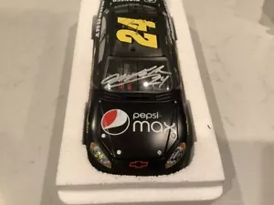 JEFF GORDON AUTOGRAPHED 2010 CHEVY IMPALA PEPSI MAX DIECAST W/COA & CARD - Picture 1 of 21