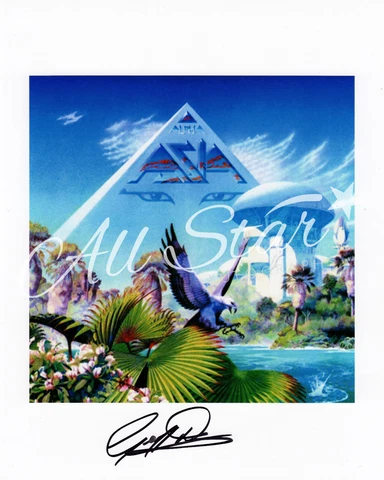 ASIA - Geoff Downes (Keyboards) Yes & The Buggles Signed Photograph 03 (MC) Cover