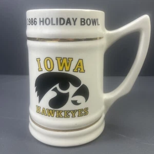 1986 Iowa Hawkeyes Football HOLIDAY BOWL Stein Mug - Picture 1 of 7