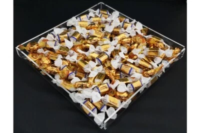 Clear Acrylic Perspex Open Top Cake Point Of Sale Sorting Display Trays - Image 1 of 2