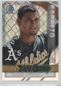 2016 Bowman Chrome Turn Two Franklin Barreto Matt Olson #TT-BO
