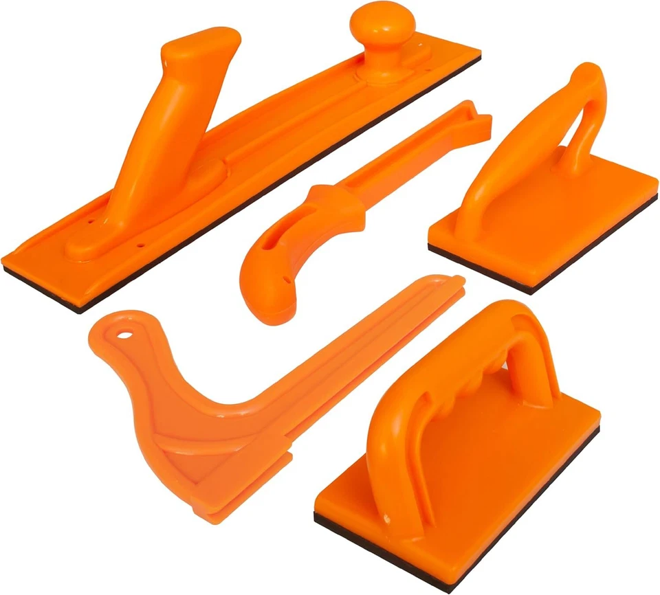 Push Block Stick Safety Woodworking Tool Kit for Table Saws Orange 5 Pcs Fulton