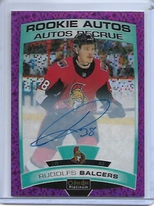 19-20 OPC PLATINUM VIOLET PIXELS RUDOLFS BALCERS AUTO RC - Picture 1 of 1