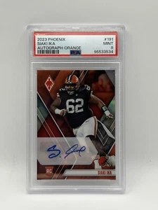 Siaki Ika Rookie Autograph-Orange 44/50 Phoenix PSA 9 (RC) - Picture 1 of 3