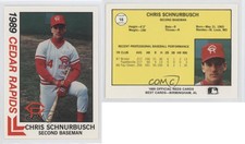 1989 Best Cedar Rapids Reds Chris Schnurbusch #16