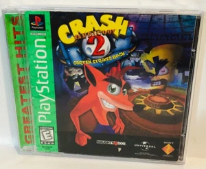 PS1 Crash Bandicoot 2 Cortex Strikes Back Sony PlayStation 1 ottimo - Foto 1 di 2