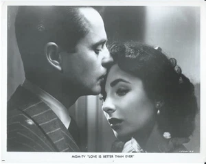 Elizabeth Taylor, Larry Parks - Love is Bett - Original Promotional Photo - 8x10 - Picture 1 of 1