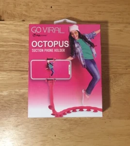 Go Viral Octopus Suction Phone Holder (Red) New & Sealed - Picture 1 of 2