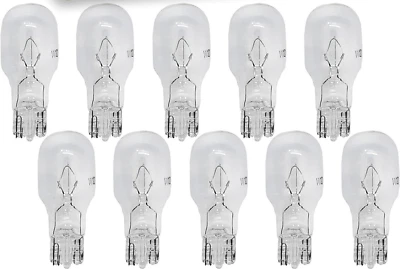 20 Pack Clear T5 12 Volt 7 Watt Low Voltage Landscape Bulb Wedge Push Base - Image 1 of 4