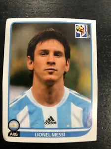 LIONEL MESSI COPA MUNDIAL SUDAFRICA 2010 PANINI VERSIÓN GRATUITA MUY RARA NUEVA COMO NUEVA - Imagen 1 de 2