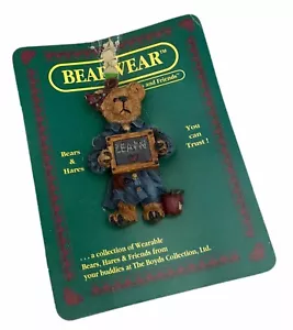 Boyds Bears Bearwear Ms. Bruin… Learn Pin - Picture 1 of 1