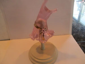 Fenton Pink "Roaring 20's" Dress & Holder - Picture 1 of 3