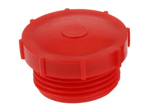 Tapones protectores de plástico de polietileno rojo con hilos BSP 1/8"" - 1"" SP25000 - Imagen 1 de 1