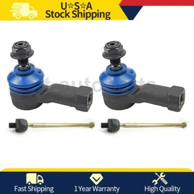 Front Inner,Outer Tie Rod Ends For 2000 2001 2002 2003 Hyundai Accent_tt - Image 1 of 4