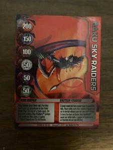 2011 Bakugan Mechtanium Surge Baku Sky Raiders Promo Series 1/6a Fire Jumper - Picture 1 of 2