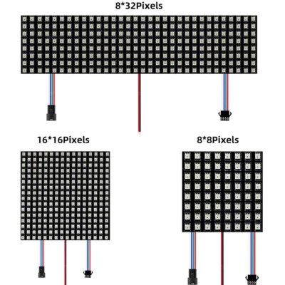 WS2812B RGB Flexibles Pixel Panel Matrix WS2815 IC LED Modul Licht Adressierbar - Bild 1 von 4