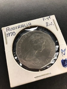 Australia 50 Cents 1970 Gem BU 50c Captain James Cook Botany Bay April 1770 #122 - Picture 1 of 1