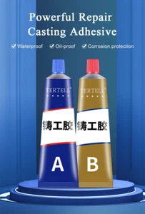 Industrieller Hitzebeständiger Kaltschweiß Metall Keber A&B Gel 70g - Bild 1 von 7