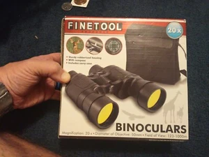 FineTool Binoculars 20 x Magnification Compass Travel Outdoors Missing Case - Picture 1 of 4