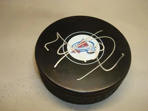 Marc Denis Signed Colorado Avalanche Hockey Puck Autographed 1B - Picture 1 of 2