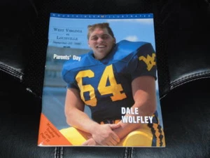 1990 LOUISVILLE AT WEST VIRGINIA COLLEGE FOOTBALL PROGRAM NEAR MINT - Picture 1 of 1