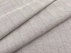 Thibaut Crypton Upholstery Fabric- Hamilton Herringbone / Stone 3.35 yds W80679 - Picture 1 of 4