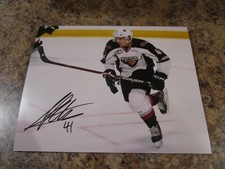 Alex Kannok-Leipert SIGNED 8X10 MATTE PHOTO WASHINGTON CAPITALS (A)