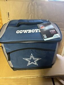 Dallas Cowboys 24 Can Cooler Zipper Insulated Tote NFL
