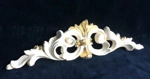 Wanddeko Barock Wandbehang ivory Gold Deko 24,5 x 6,5 Wandrelief Deko Antik - Bild 1 von 6