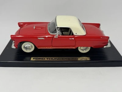 Yat Ming Road Legends Red 1955 Ford Thunderbird 1:18 Die Cast with Hardtop - Image 1 of 4