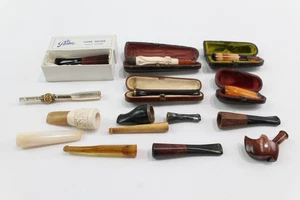 Tobacciana Collectables Cheroots Inc Parker Cased Mop Miniature Pipe Job Lot - Picture 1 of 7