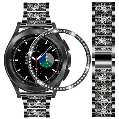 Correas Compatibles con Samsung Galaxy Watch 4 Clásico (46mm), 20mm Lujo Rhin... Foto 1 de 4