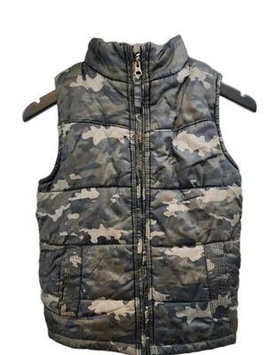 Chaleco camuflado Weather Report para niños 7 bolsillos con cremallera aislado al aire libre Foto 1 de 4