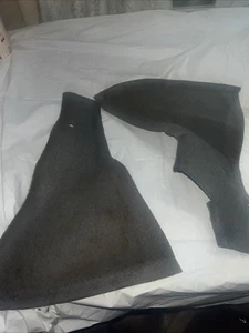 1984-1989 Toyota MR2 trunk side carpet piece dirty LH RH pair M1 - Picture 1 of 13
