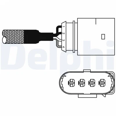 Delphi Sonda Lambda Per Audi A3 Skoda Octavia VW Bora Golf Lupo Polo - Imagen 1 de 4